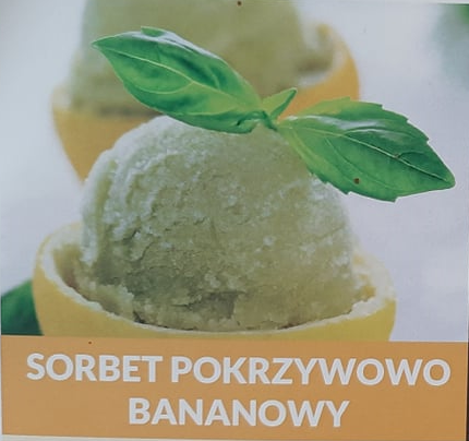 Sorbet pokrzywowo-bananowy przy użyciu wyciskarki MoreJuicePress